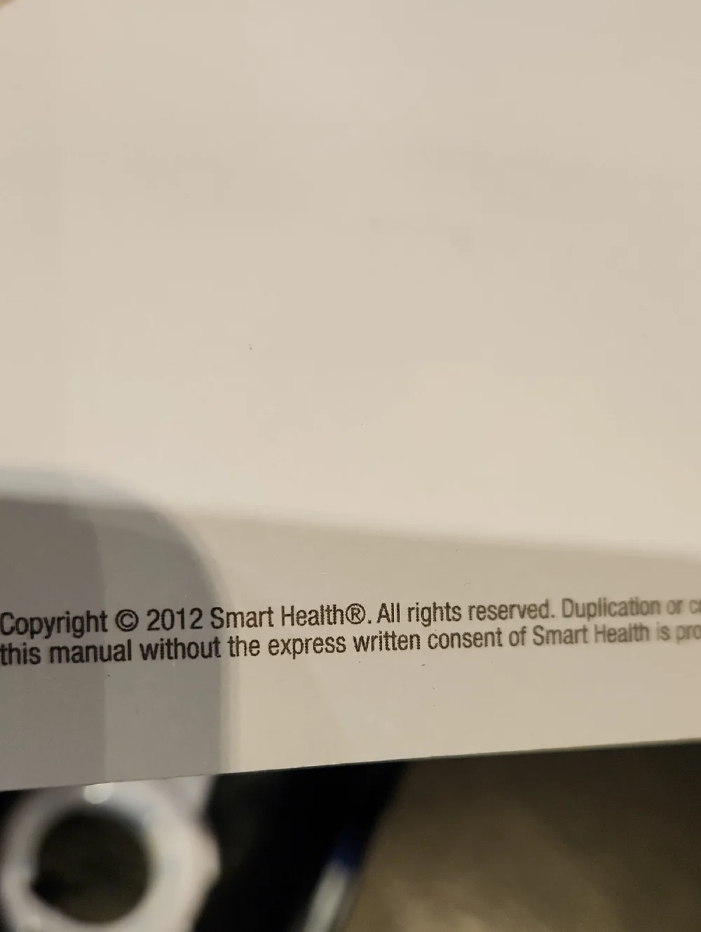 NIB Vtg. Smart Health White Digital Fitness Watch By Tony Little